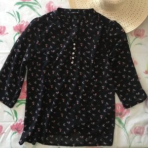 H&M Floral Blouse top